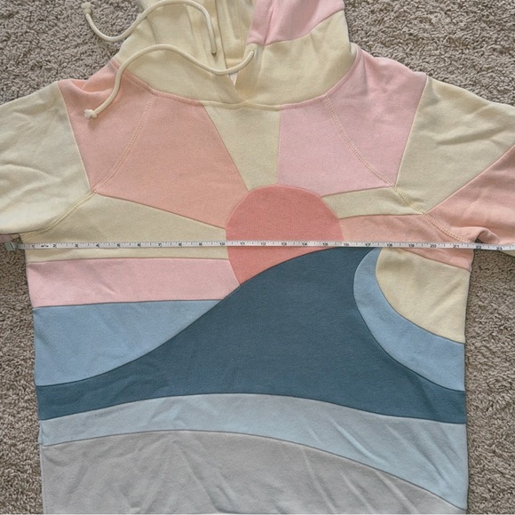 Sun & Sea color block multicolor Hoodie - Picture 4 of 5